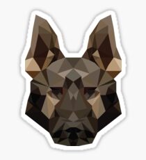 Geometric German Shepherd Sticker