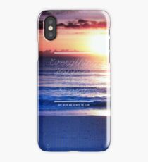 everything happens for a reason iPhone Case/Skin