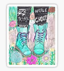 Punk Boots Sticker