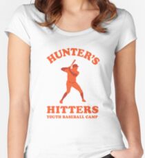 Hunter's Hitters (Orange Version) Women's Fitted Scoop T-Shirt