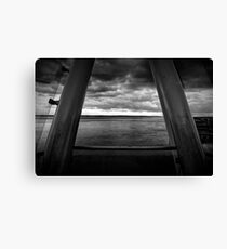 There Be A Storm A'Brewin' Canvas Print