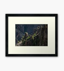 Crag - Black Canyon of the Gunnison National Park, Colorado Framed Print