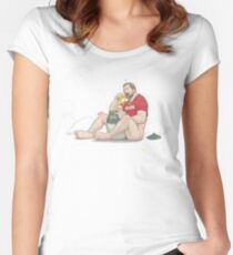 Pooh Bear Women's Fitted Scoop T-Shirt