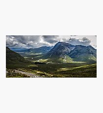 Mountains of Glencoe from the Devils Staircase, Scotland Photographic Print