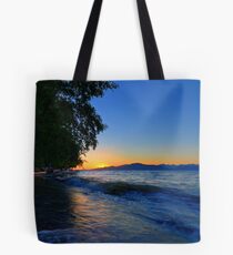 Acadia Beach Sunset Tote Bag