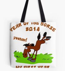 Born Year of The Horse Baby 2014 Tote Bag