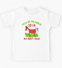 Born Year of The Horse 2014 Baby Kids Tee
