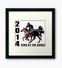 2014 Year of The Horse T-Shirts Gifts Prints Framed Print