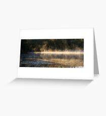Early morning mist - Mont Tremblant, Quebec Greeting Card