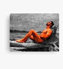Reclined Nude Drifter Canvas Print