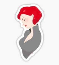 Black Widow Sticker