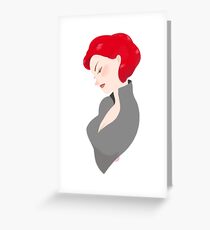 Black Widow Greeting Card
