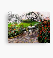 Midi dans le jardin Canvas Print
