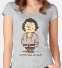 Anybody Want a Peanut? Women's Fitted Scoop T-Shirt