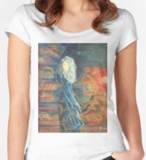 Stevie Nicks The Other Side by Suzanne Marie Leclair Fitted Scoop T-Shirt