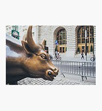 Lámina fotográfica The Charging Bull