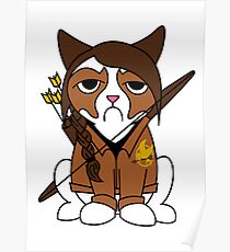 Grumpy Katniss Poster