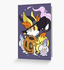 A Ghastly Conjuring Greeting Card