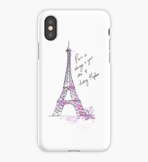 Paris is always a good idea: Hepburn iPhone Case