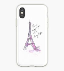 Paris is always a good idea: Hepburn iPhone Case