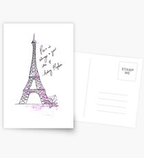 Paris is always a good idea: Hepburn Postkarten