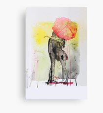 Pink Rain Canvas Print