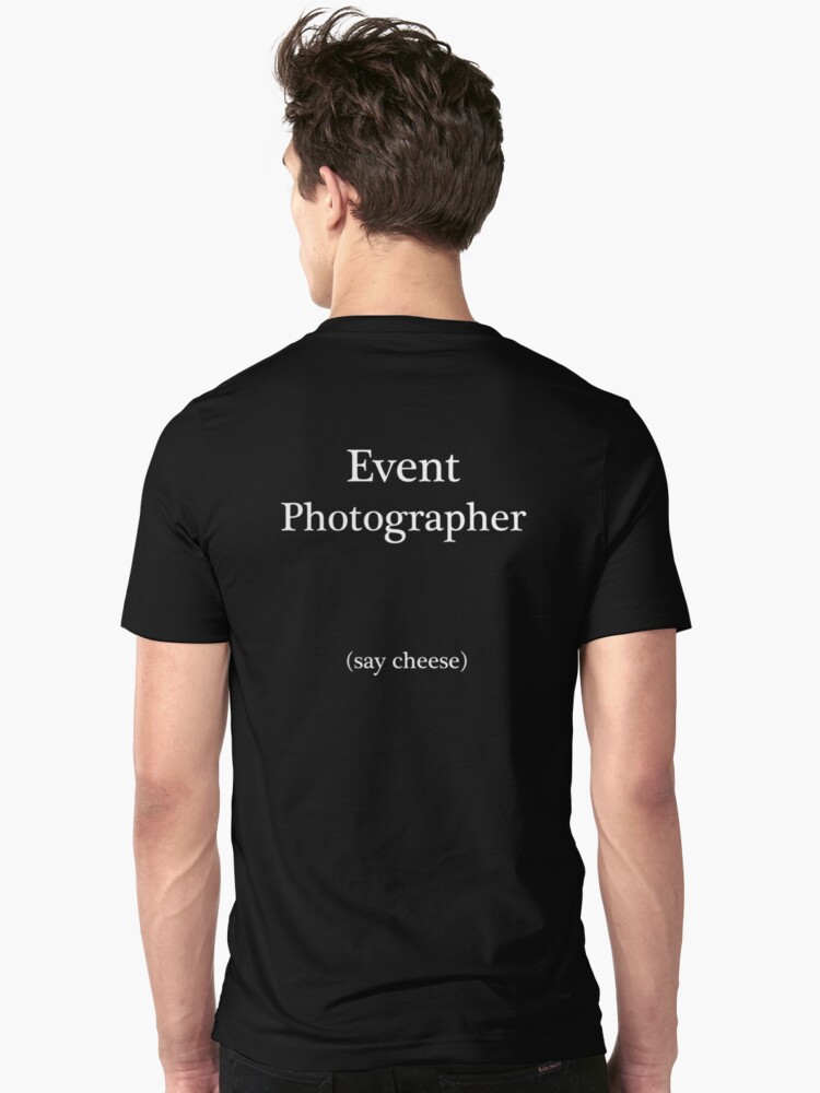 event photographer shirt