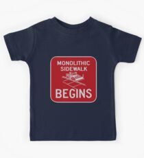 Monolithic Sidewalk Begins Kids Tee