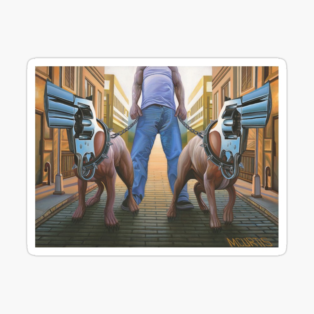 Snub-Nosed Terriers Sticker