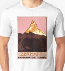 Vintage Matterhorn Mountain Unisex T-Shirt