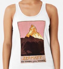 Vintage Matterhorn Mountain Racerback Tank Top