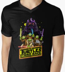 Turtles Strike Back Men's V-Neck T-Shirt