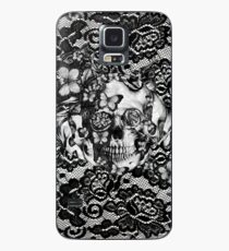 Butterfly lace skull pattern. Hülle & Skin für Samsung Galaxy