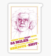 BACK TO THE FUTURE- DOC BROWN Sticker