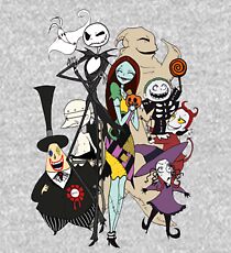 the nightmare before christmas Kids Pullover Hoodie