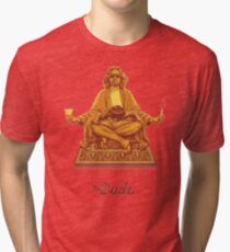 The Dude Budha The Big Lebowski Tri-blend T-Shirt