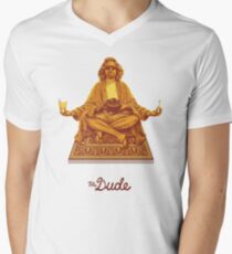 The Dude Budha The Big Lebowski Men's V-Neck T-Shirt