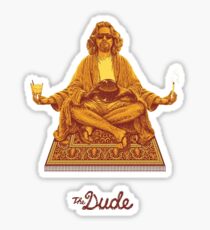 The Dude Budha The Big Lebowski Sticker