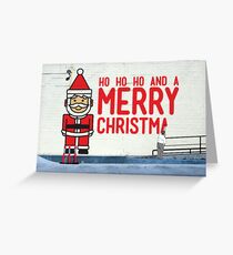 Virtual Christmas Graffiti, Italian Club, Hobart Tasmania Greeting Card