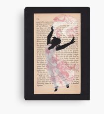 April Lady Dancing Canvas Print