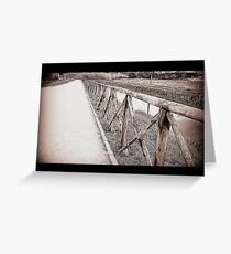 The fence Greeting Card