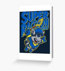 Super Raccoon Thief Greeting Card