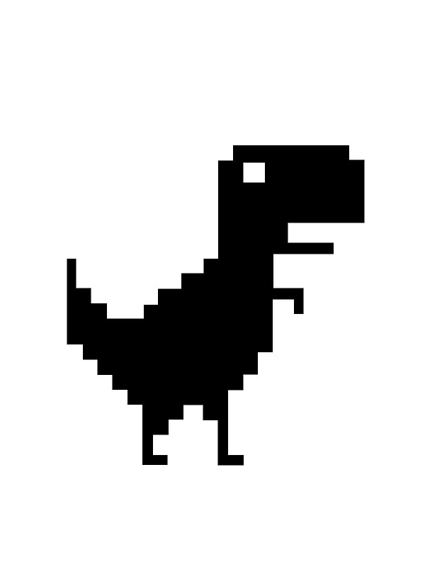 "8-Bit Dinosaur" by Animoia | Redbubble