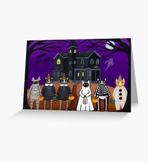 The Haunted House Greeting Card
