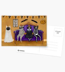 The Halloween Party Postcards