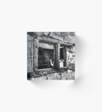Tea Time (B&W Version) Acrylic Block