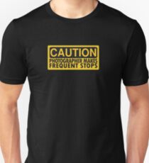 Caution Photographer On Duty Uni T Shirt
