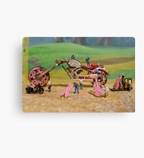 Diorama16 : Watch Parts Motorcycles Canvas Print