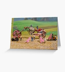 Diorama16 : Watch Parts Motorcycles Greeting Card