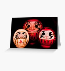 Daruma Greeting Card